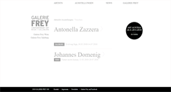 Desktop Screenshot of galerie-frey.com